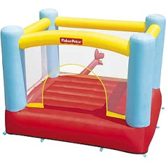 Bestway Fisher-Price Bouncy Castle, Bouncetacular, 200 x 170 x 152 cm, with Continuous Fan