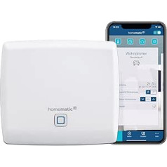 Homematic IP Access Point - Smart Home Gateway with free app and voice control via Amazon Alexa, 140887A0