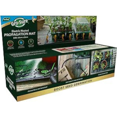 Gro-sure Heated Grow Mat Set - Black