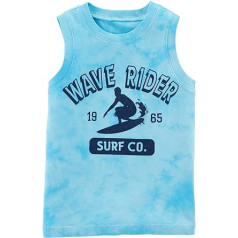 Carter's Baby Boys' Garment-Dyed Wave Rider Tank