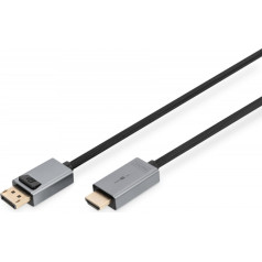 Displayport adapter cable - hdmi 4k 30hz dp/hdmi m/m 1.8m