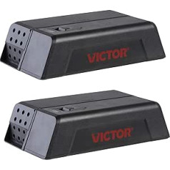Victor M250SSR-2 Indoor Electronic Mouse Trap No Touch No View Electric Mouse Trap - 2 Traps