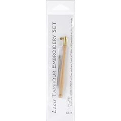 Lacis Tambour Nadel-Set mit 3 Nadeln