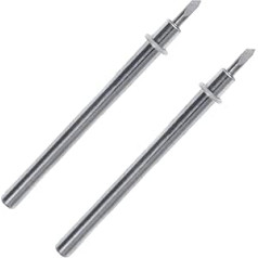 Kingmu 2 Pieces Automatic Thin Fabric Blade CADXBLDQ1 Replacement Accessories for Brother ScanNCut DX, 0.25-0.5mm Thick, Quilting, Applique and More