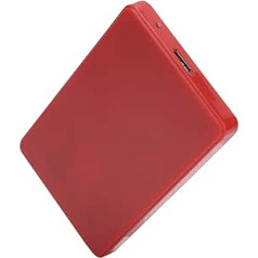 Dilwe YD0002 USB to 3.0 2.5 Inch Portable Mobile Hard Drive, 80G 120G 250G 320G 500G 1TB 2TB Universal External Hard Drive for Computer Monitors and Laptops, Red (250G)
