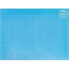 Elan Cutting Mat A0 Blue, 5-Layer Cutting Mat, Self-Healing, Craft Mat, Cut Resistant, Cutting Mat, Work Mat, Workshop Cutting Mat, Sewing Mat, 48 x 36 Inch Cutting Mat