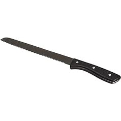 WMF Bread knife, serrated edge, 34 cm, bread knife, special blade steel, saw knife, plastic handle, blade 21 cm