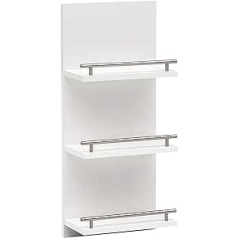 Schildmeyer Shelving Unit Wood White 30.3/17.4/70.2 cm