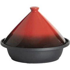 WEB2O Tagine Induction and Glass Ceramic Stainless Steel (Red and Black)