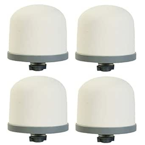 HUINING Ceramic Dome Water Filter, Replacement Filter for Water Prefilter Unit, Filter Media Replacement 0.15 to 0.5 Micron for Household Water Bucket Filtration System Water Jug (Pack of 4)