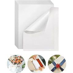 Large Acid Free Tissue Paper for Clothing Storage Gift Wrapping White MG 18gsm Decorative Sketching and Cutting Paper for Crafts and Packaging 500mm x 750mm 480