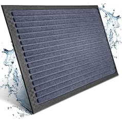 Doormat Indoor and Outdoor [S-XXL] in All Colours – Non-Slip & Durable – Dirt Trapper Mat 60 x 90 cm Doormat Outdoor Door Mat Washable Outdoor Door Mat – Door Mat Doormat Blue/Grey Doormat