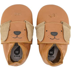 Bobux Soft Soles - Babyhausschuhe Leder - Little Pup Caramel
