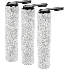 BRUVISH (Pack of 3) Replacement Brush Rollers Compatible with Tineco Floor ONE S7 PRO Smart Cordless Wet Dry Vacuum Cleaner Replacement Parts Accessory Kit 3 Brush Rollers