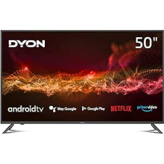 DYON Smart 50 AD 125.7 cm (50 Inch) TV (4K Ultra HD, HD Triple Tuner, Google Play Store, Google Assistant, Prime Video, Netflix, BT Remote Control with Microphone) [Model Year 2021]