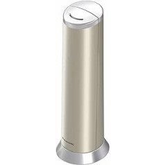 Panasonic KX-TGK220GN design telephone with answering machine & alarm clock, in-house telephone (cordless), HD telephony, champagne