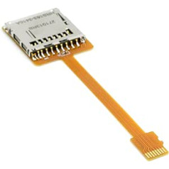 Cablecc Micro SD TF Memory Card Kit Male to Female Extension Soft Flat FPC Cable Extension 10cm