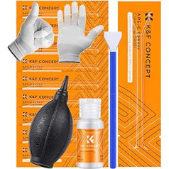 Minadax Sensor Cleaning Set APS-C 10 x 16 mm Swabs + Gloves + Bellows + 20 ml Cleaner KF
