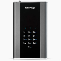iStorage diskAshur DT2 1TB Secure Encrypted Desktop Hard Drive FIPS Level-3 Password Protected Dust/Water Resistant IS-DT2-256-1000-C-X