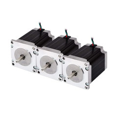 STEPPERONLINE Nema 23 Stepper Motor Bipolar 1.8 Degree 1.9Nm 3A 57 x 57 x 76 mm 4 Wires for 3D Printer/DIY CNC Pack of 3