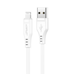 Acefast Kabelis iPhone MFI USB - Lightning 2.4A 1.2m balts