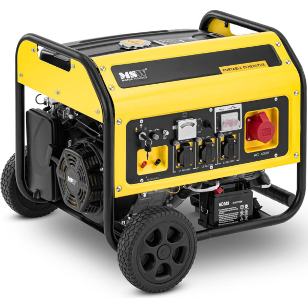 Mobilais ģenerators ar starteri AC 230-400V / DC 12V 5500W