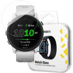9H rūdīts stikls ar rāmi visam Garmin Forerunner 745 ekrānam