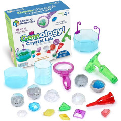 Learning Resources Gemology! Crystal Laboratory, Science STEM Building Kit for Children from 4 Years