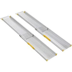 Aluminium Premium Telescopic Ramp Telescopic Ramps Wheelchair Ramps Driving Rails up to 182.8 cm (MR10719-6)