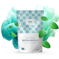 DIYer® Large Menthol Crystals, Sauna Crystals, Mint Crystals, Menthol Ice Crystals - 100% Pure Mint Oil - Pharmaceutical Quality for Sauna Infusions