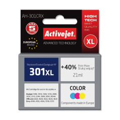 Effiki Activejet ah-301crx ink (replacement for hp 301xl ch564ee; premium; 21 ml; color)