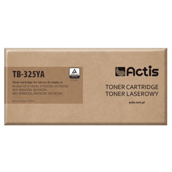 Partydeco Toner actis tb-325ya (replacement brother tn-325y; standard; 3500 pages; yellow)