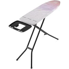 Vileda Diamond Ironing Board, Ironing Board for Steam Ironing Stations, Ironing Surface 120 x 38 cm, Titanium-Coated Ironing Cover, Height-Adjustable, Sturdy Frame, TÜV-Certified, Eco-Pack