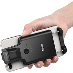 Eyoyo QR 1D 2D Portable Barcode Scanner Bluetooth Barcode Reader with Clip on Back for Phone PDF417 Data Matrix Maxicode Compatible with iOS and Android