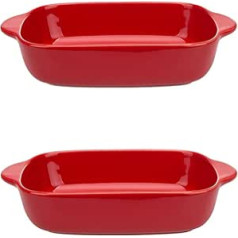 Backgeschirr, Backblech mit Griff, Porzellan-Backform, 22,3 cm Kuchenform, Porzellan-Ofenformen, Quicheform for Kochen, 2er-Set, B (Farbe: D) (Farbe: C) (Color : B)