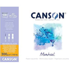 Montval block, glued all the way around.