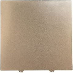 PEI Steel Plate for Ender 5 Plus, 3D Printer Accessories, 377 x 370 mm Golden PEI Powder Steel Plate, Hot Bed Steel Plate (Steel Plate)