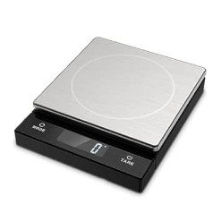 ORIA Digital Kitchen Scale, 1g/10kg Precise Electronic Scale with Extendable Display, Tare Function, 6 Units Convert, Stainless Steel Kitchen Scales for Baking and Cooking, Measuring Ingredients