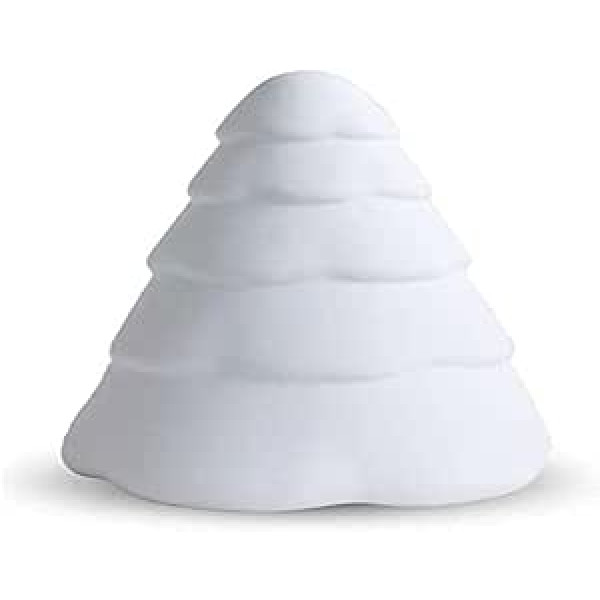 Cooee Design Christmas Tree, Christmas Decoration, White, Diameter: 17 cm, Height: 20 cm