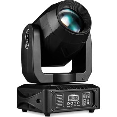 ZKYMZL 18 Prisms Moving Head Lights 120 W LED Stage Lights 10 Gobos DJ Lights Disco Lights 8 Colours 12 Channels LED Strobe Lights DMX512 Control for Disco KTV Club Party Wedding