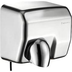 modunful Electric Hand Dryer Automatic 10 Seconds Drying Energy Saving Commercial Stainless Steel Wall Mounted Commercial 2300W