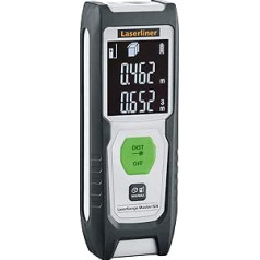 Laserliner - LaserRange-Master Gi4 - Rangefinder - Accurate measurements - Lengths, areas and volumes - Range 30m - Highly visible green laser - Easy to use