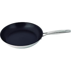 Arcos Serie Forza - Antihaft-Pfanne - Triple-layer Bottom Dreischichtboden (Edelstahl + Aluminium + Edelstahl) 26 cm - HandGriff ABS Edelstahl - Farbe Silber (Free PFOA)
