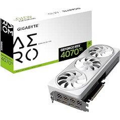 Gigabyte GeForce RTX 4070 Ti Aero OC (12GB GDDR6X/PCI Express 4.0/MHz/21000MHz), Black