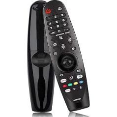 Mokeum Universal Voice Remote Control for LG Smart TV, Replacement LG Magic Remote Control Compatible with All LG TV Models with Voice and Pointer Function