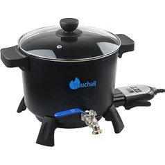 Yuuchail Wax Melter for Candle Making, 7L Electric Large Wax Melting Pot, Quick Heating, Non-Stick Candle Wax Melting Pot