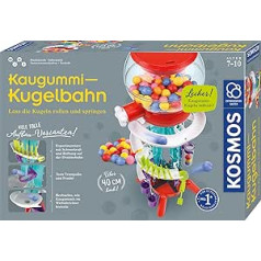 KOSMOS 620653 Chewing Gum Ball Rack, Chewing Gum Ball Run with Real Chewing Gum, Includes Chewing Gum Balls, Experiment Box for Children from 7 Years