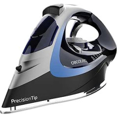 Cecotec IronHero 3200 Force Anodized Horizontal Iron, 3200 W, Power Steam Technology, Extra Steam Boost 270 g/min, Turbo Slide Sole, Anti-Drip System, Cyclo Clean, Anti-Limescale Filter