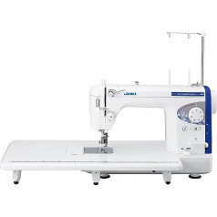 Juki TL-2200QVP Mini Sewing Machine Piqueuse High Performance with Wire Cutter, Metal, White, 45.2 x 21.9 x 35 cm