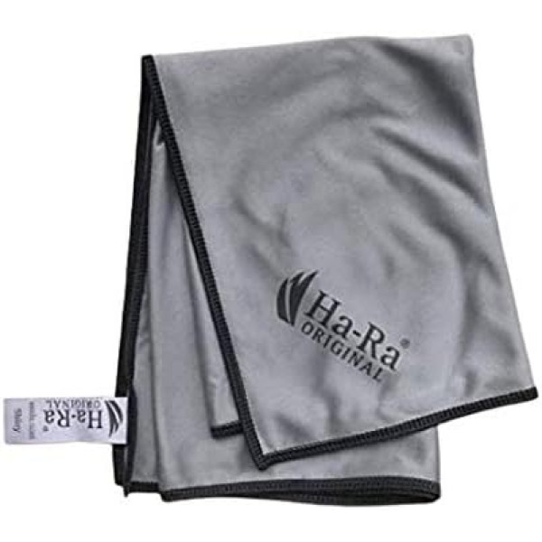 Ha-Ra Shiny Glass Cloth, Microfibre Cloth for Glasses and Cutlery, Polyester Cleaning Cloth, Handmade Cleaning Cloth for Polishing, Lint-Free Cloths in 56 x 40 cm